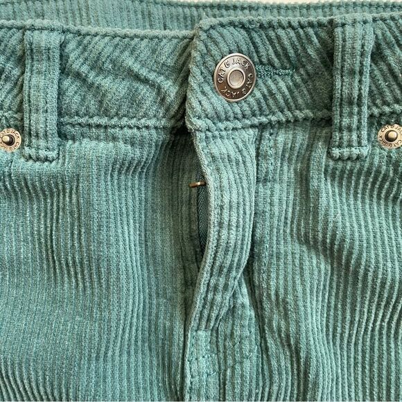 M 7/8 girls Cat and Jack Teal- Blue/Green Corduroy Skirt - Picture 4 of 7
